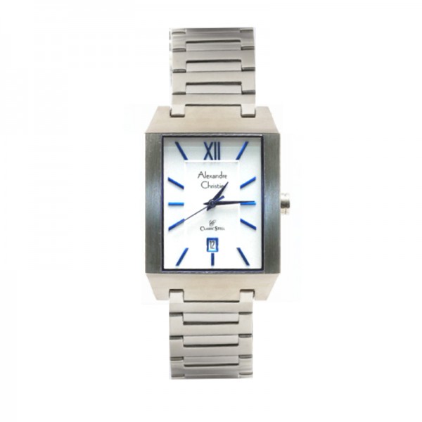 Alexandre Christie AC 8643 Silver White Man MDBSSSL